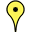 Yellow map marker